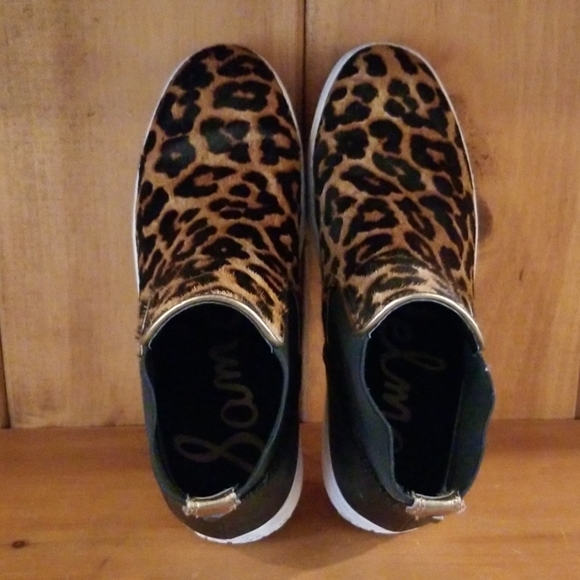 (Sold)Sam Edelman Leopard print sneakers - Picture 4 of 6